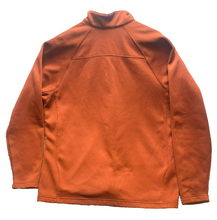 Load image into Gallery viewer, Columbia Sweater Adult Large Rusty Orange 1/4 Zip Mock Neck Fleece Outdoor Mens