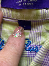 Load image into Gallery viewer, Alan Flusser Shirt Adult Large Embroidery Button Up Pocket Casual Cuffs Mens