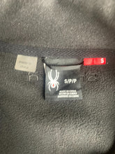 Load image into Gallery viewer, Spyder Jacket Adult Small Black Gray Full Zip Lightweight Active Pockets Mens