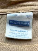 Load image into Gallery viewer, Vintage Alaska Saxman Totem Park Shirt Adult Extra Large Taupe Globe Mayan Mens