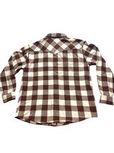Load image into Gallery viewer, Bare Fox Shirt Adult 2XL XXL Brown Beige Plaid Western Cowboy Flap Pockets Mens