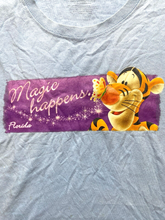 Load image into Gallery viewer, Tigger Shirt Womens Extra Large Light Blue Magic Happens Florida Disney Ladies