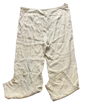 Load image into Gallery viewer, Eileen Fisher Pants Womens Large (37x29) Beige Flat Front Silk Spandex Ladies