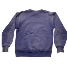 Load image into Gallery viewer, Vintage Coconut Grove Sweater Adult Medium Purple Embroidered Patch Fleece Mens