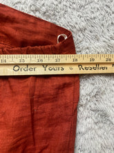 Load image into Gallery viewer, XOXO Romper Womens Large Rust Embellished Halter Shorts Linen Boho Ladies NWT