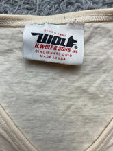 Load image into Gallery viewer, VTG Cheers Shirt Womens 2X Pale Peach Single Stitch Wolf & Sons USA 80s Plus