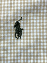 Load image into Gallery viewer, Ralph Lauren Shirt Adult 17 Extra Large Tan Grid Checkered Classic Fit Golf Mens