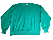 Load image into Gallery viewer, VTG Elks Sweatshirt Adult Large Green 8 Ball Mountainside 1585 Sweater 90s Mens
