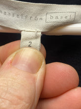 Load image into Gallery viewer, Anthropologie Hansel From Basel Shirt Womens 2X Black Pocket Boxy Pullover Lady