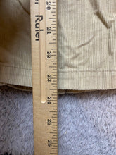 Load image into Gallery viewer, Eddie Bauer Jacket Womens Large Tan Button Up Pockets Corduroy Outdoor Trucker