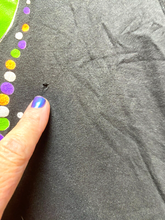 Load image into Gallery viewer, VTG Cat Shirt Womens 2XL XXL Black Senara Art Flower Basket Artsy Single Stitch