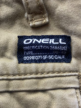 Load image into Gallery viewer, Oneill Shorts Adult 30x11 Khaki Cargo Pockets Standard Fit Outdoor Hiking Mens