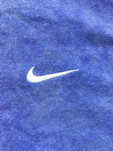 Load image into Gallery viewer, Vintage Nike Shirt Adult 2XL XLL Blue Mini Swoosh Logo Silver Tag Y2k 00s Mens