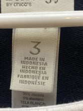 Load image into Gallery viewer, Zenergy Chicos Sweater Womens 3 (XL) Black White Colorblock Poncho Rayon Spandex