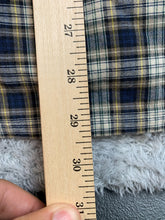 Load image into Gallery viewer, Ralph Lauren Shirt Adult Medium Navy Blue Yellow Plaid Greggor Button Up Mens