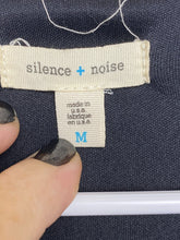 Load image into Gallery viewer, Anthropologie Silence Noise Jumpsuit Womens Medium Black Wrap Plunge V-Neck USA