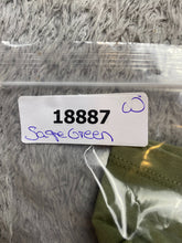 Load image into Gallery viewer, Hurley Dress Womens Medium Sage Green Cherry Logo Collared Shirt Spandex USA
