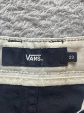 Load image into Gallery viewer, Vans Shorts Adult 29x8.5 Black Flat Front Off The Wall Casual Chino Mens