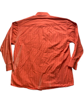 Load image into Gallery viewer, Panhandle Shirt Adult Large Coral Western Style Pearl Snaps Cuffs Contrast Mens