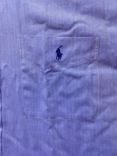 Load image into Gallery viewer, Ralph Lauren Shirt Adult 17.5 32/33 (XL) Blue Pony Button Up Pocket Dress Mens