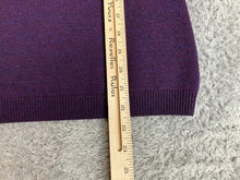 Load image into Gallery viewer, Brooks Brothers 346 Sweater Adult Extra Large Purple 1/4 Zip Merino Wool Mens