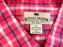 Load image into Gallery viewer, Buffalo Jackson Trading Co Shirt Adult Medium Red Plaid Button Up Casual Mens