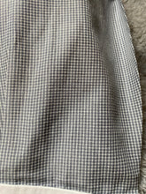 Load image into Gallery viewer, Indian Tailor Shirt Adult Large Gray White Button Up Casual Flip Cuffs Mens