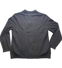 Load image into Gallery viewer, Mark Law Sweater Adult Extra Large Black Fine Merino Wool Zip Up Outerwear Mens