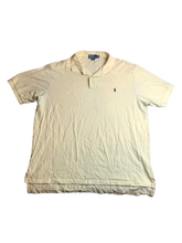 Load image into Gallery viewer, Ralph Lauren Shirt Adult 2XLT XXL Tall Yellow Preppy Blue Pony Golf Polo Mens