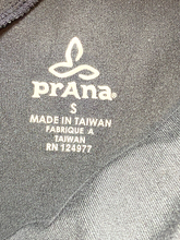 Load image into Gallery viewer, Prana Shirt Womens Small Black Foundation Rib Turtleneck Thumbhole Stretch Lady