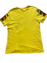 Load image into Gallery viewer, Hudson Outerwear Shirt Womens 3X Yellow Embroidery Rose Hip Hop Streetwear Plus