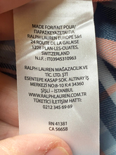 Load image into Gallery viewer, Lauren Ralph Lauren Shirt Womens Medium Peach Teal Button Up Flannel Plaid Lady