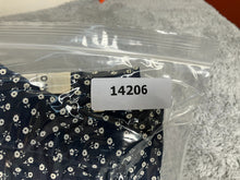 Load image into Gallery viewer, Holton Shirt Adult Medium Navy Blue AOP Flower Button Up Casual Canvas Cloth Men
