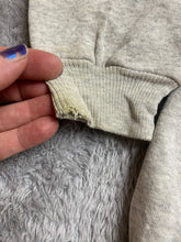 Load image into Gallery viewer, VTG Genetech Skis Tahoe Sweatshirt Adult Large Heather Gray Fleece USA 80s Mens