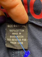 Load image into Gallery viewer, Linea Uomo Pants Adult 44x34 Navy Straight Leg Baggy Cargo Hip Hop Mens NWT