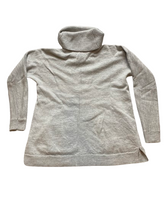 Load image into Gallery viewer, Talbots Sweater Womens Small Gray Turtleneck Merino Wool Pullover Outerwear