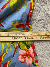 Load image into Gallery viewer, Hilo Hattie Dress Womens 12 Medium Blue Green AOP Flower Hawaiian Aloha Sheath