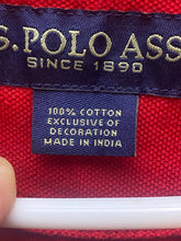 Load image into Gallery viewer, US Polo Assn Shirt Adult 2XLT Red Black 1890 King Golf Polo Patch Hip Hop Mens