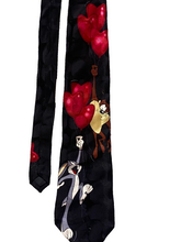 Load image into Gallery viewer, Vintage Looney Tunes Mania Tie Adult Bugs Bunny Taz Valentine NWT NOS