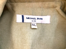 Load image into Gallery viewer, Michael Irvin 88 Shirt Adult 2XL XXL Sage Green Button Up Casual Rayon Blend Men