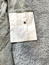 Load image into Gallery viewer, Lafayette 148 New York Shirt Womens Medium Gray Oversized Boxy Blouse Ladies
