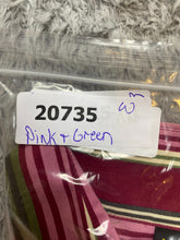 Load image into Gallery viewer, MetroStyle Shirt Womens 20 (XL) Pink Green Stripes Stretch Collared Career Lady