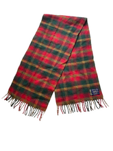 Load image into Gallery viewer, VTG Highland Scarf Adult Medium 12"x52" Tartan Tweeds Scottish Lambswool Mens
