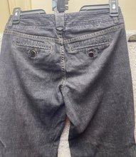 Load image into Gallery viewer, White House Black Market Jeans Womens 4R (32x31.5) Black Flare Stretch Denim