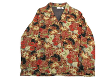 Load image into Gallery viewer, Vintage Chicos Jacket Womens 3 2XL Allover Print Flower Spandex Blazer Ladies