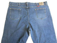 Load image into Gallery viewer, Wrangler Jeans Adult 48x30 Blue Relaxed Fit Whiskered Zip Fly Denim 97FXWXD Mens