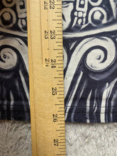 Load image into Gallery viewer, Aztec Mexican Shirt Adult Medium Steel Gray Ivory AOP Warrior Empire Tattoo Mens