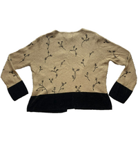 Load image into Gallery viewer, J Marco Galleries Sweater Womens Small Open Front Cardigan Ramie Oversized Rayon