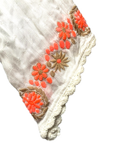 Load image into Gallery viewer, Umgee Cover Up Womens Small White Embroidered Floral Beach Swimwear Tunic USA