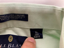 Load image into Gallery viewer, Bill Blass Shirt Adult Extra Large Mint Green Premium Pinpoint Wrinkle Free Mens